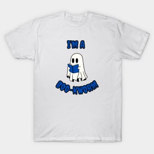 Halloween Bookworm Ghost Trick Or Treat Outfit T-Shirt